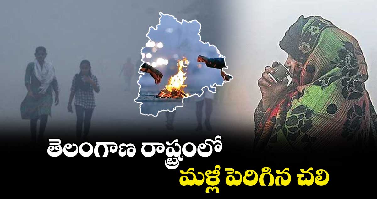 తెలంగాణ రాష్ట్రంలో మళ్లీ పెరిగిన చలి