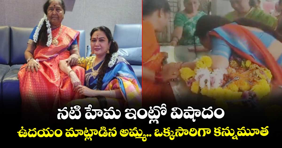 నటి హేమ ఇంట్లో విషాదం.. ఉదయం మాట్లాడిన అమ్మ.. ఒక్కసారిగా కన్నుమూత..