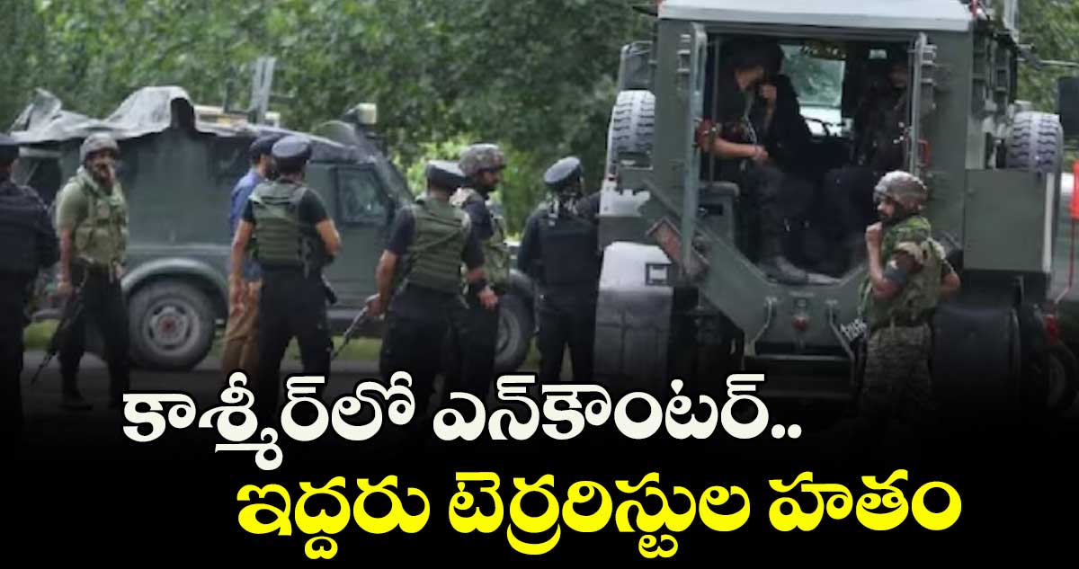 కాశ్మీర్లో ఎన్‌కౌంటర్..ఇద్దరు టెర్రరిస్టుల హతం