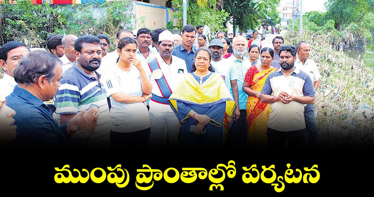  ముంపు ప్రాంతాల్లో పర్యటన : కలెక్టర్ సత్యశారద