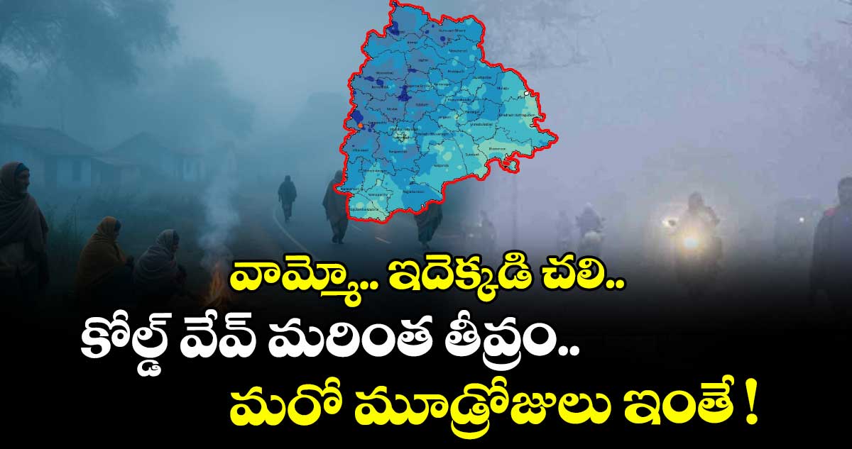 వామ్మో.. ఇదెక్కడి చలి.. కోల్డ్ వేవ్ మరింత తీవ్రం.. మరో మూడ్రోజులు ఇంతే !