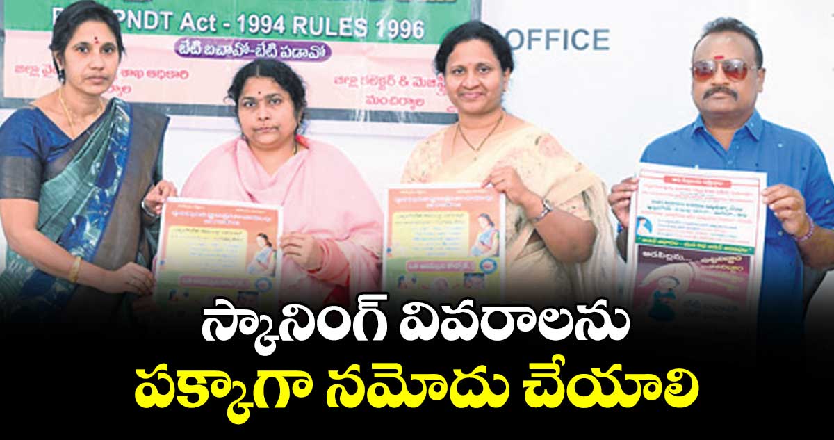 స్కానింగ్ వివరాలను పక్కాగా నమోదు చేయాలి : డీఎంహెచ్వో అనిత