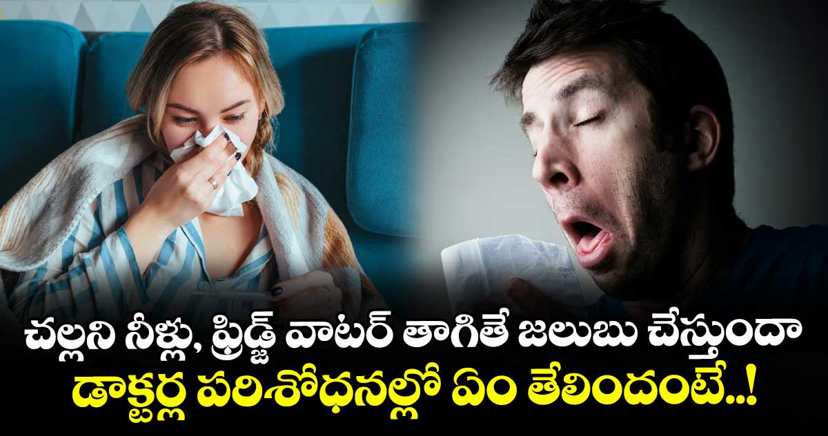 చల్లని నీళ్లు, ఫ్రిడ్జ్ వాటర్ తాగితే జలుబు చేస్తుందా.. : డాక్టర్ల పరిశోధనల్లో ఏం తేలిందంటే..!