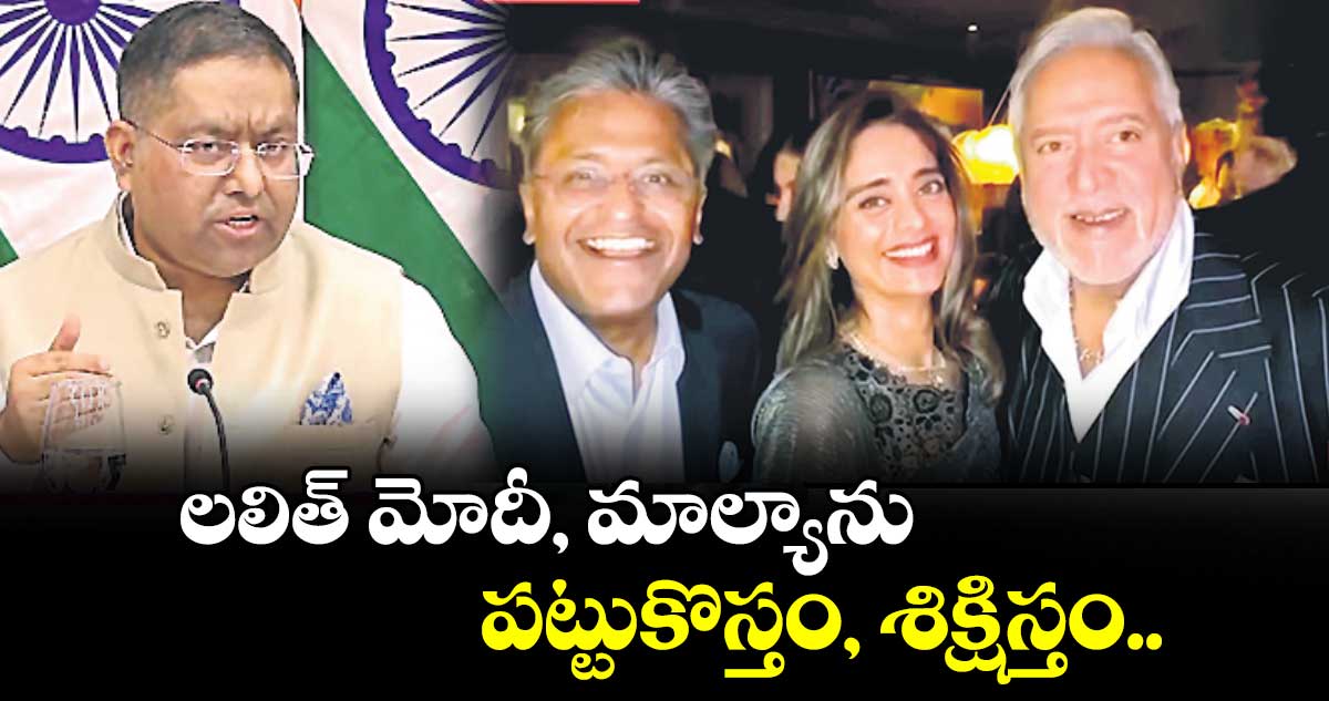 లలిత్ మోదీ, మాల్యాను పట్టుకొస్తం, శిక్షిస్తం..