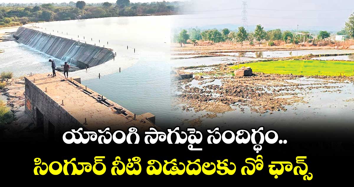 యాసంగి సాగుపై సందిగ్ధం..  సింగూర్ నీటి విడుదలకు నో ఛాన్స్