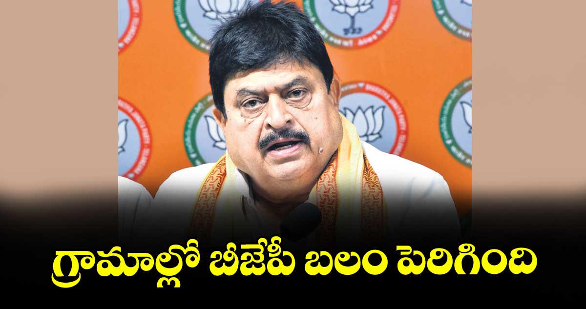గ్రామాల్లో బీజేపీ బలం పెరిగింది : రాంచందర్ రావు