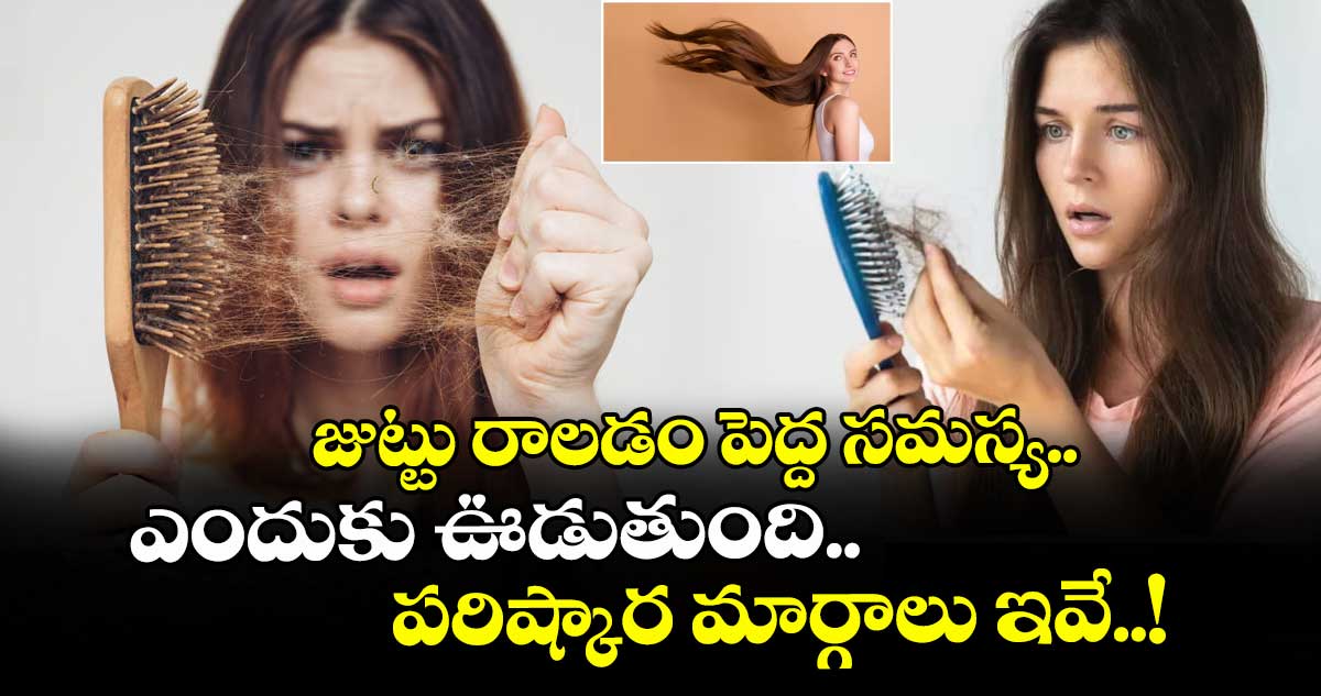 Hair beauty tips:  జుట్టు రాలడం పెద్ద సమస్య.. ఎందుకు ఊడుతుంది.. పరిష్కార మార్గాలు ఇవే..!