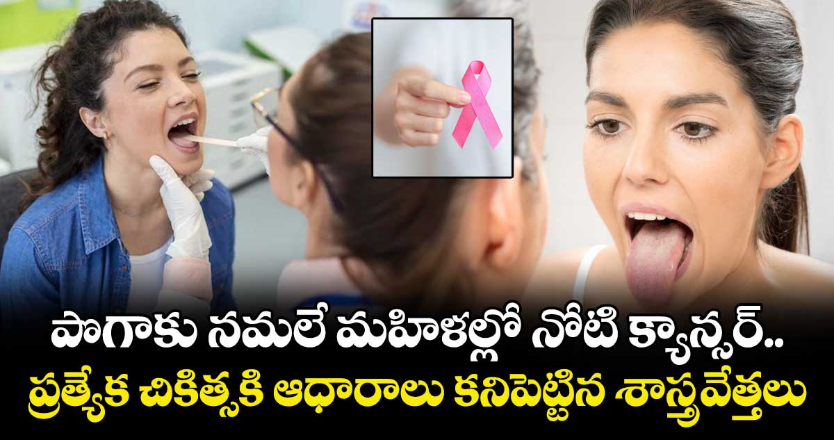 పొగాకు నమలే మహిళల్లో నోటి క్యాన్సర్.. ప్రత్యేక చికిత్సకి ఆధారాలు కనిపెట్టిన  శాస్త్రవేత్తలు.. 