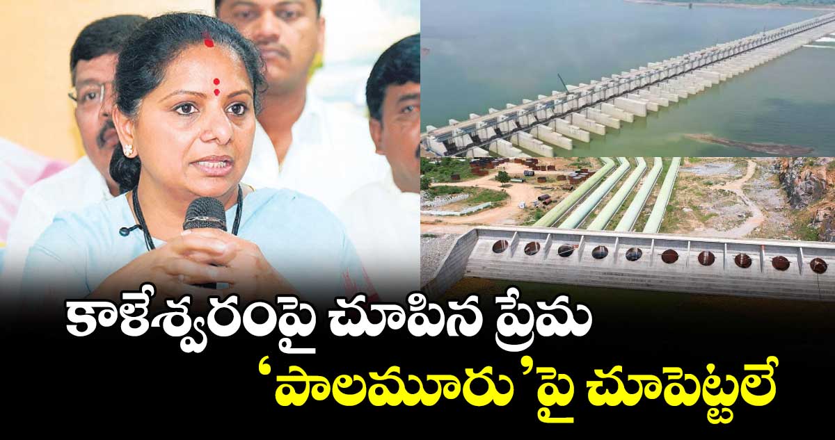 కాళేశ్వరంపై చూపిన ప్రేమ ‘పాలమూరు’పై చూపెట్టలే : జాగృతి అధ్యక్షురాలు కవిత