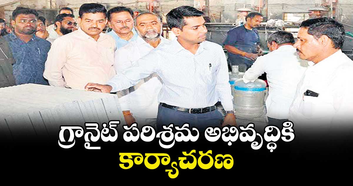 గ్రానైట్ పరిశ్రమ అభివృద్ధికి కార్యాచరణ : కలెక్టర్ అనుదీప్ దురిశెట్టి