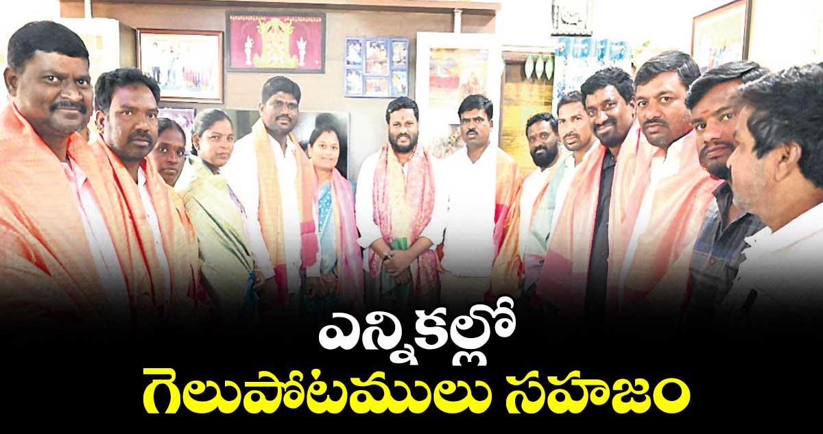 ఎన్నికల్లో గెలుపోటములు సహజం : నీలం మధు 