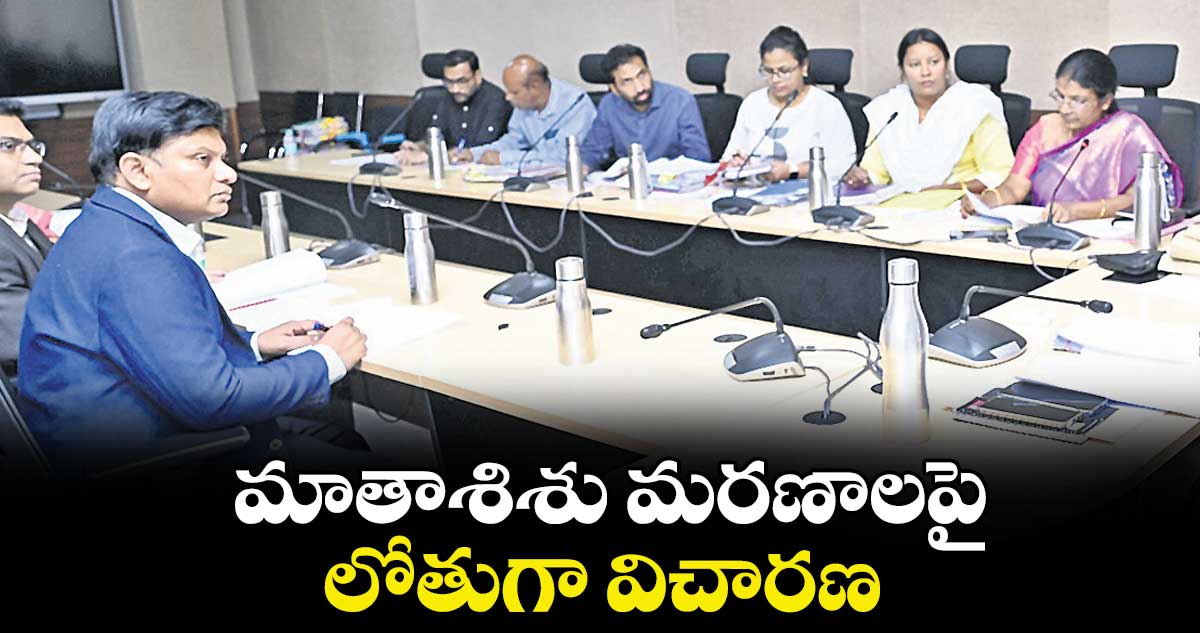 మాతాశిశు మరణాలపై లోతుగా విచారణ : కలెక్టర్ వినయ్కృష్ణారెడ్డి 