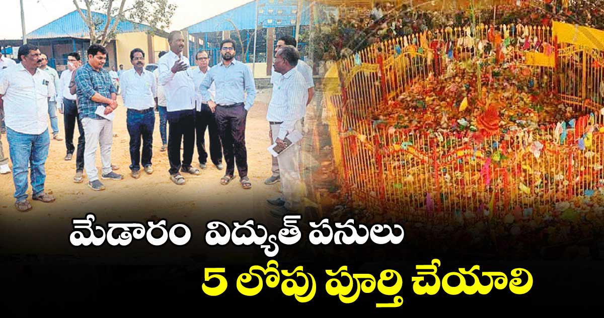 మేడారం  విద్యుత్ పనులు  5 లోపు పూర్తి చేయాలి : ఎన్‌‌పీడీసీఎల్‌‌ సీఎండీ కర్నాటి వరుణ్‌‌రెడ్డి