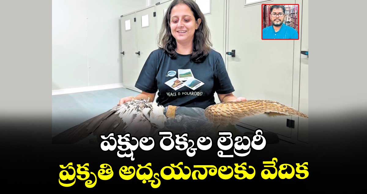 పక్షుల రెక్కల లైబ్రరీ.. ప్రకృతి అధ్యయనాలకు వేదిక