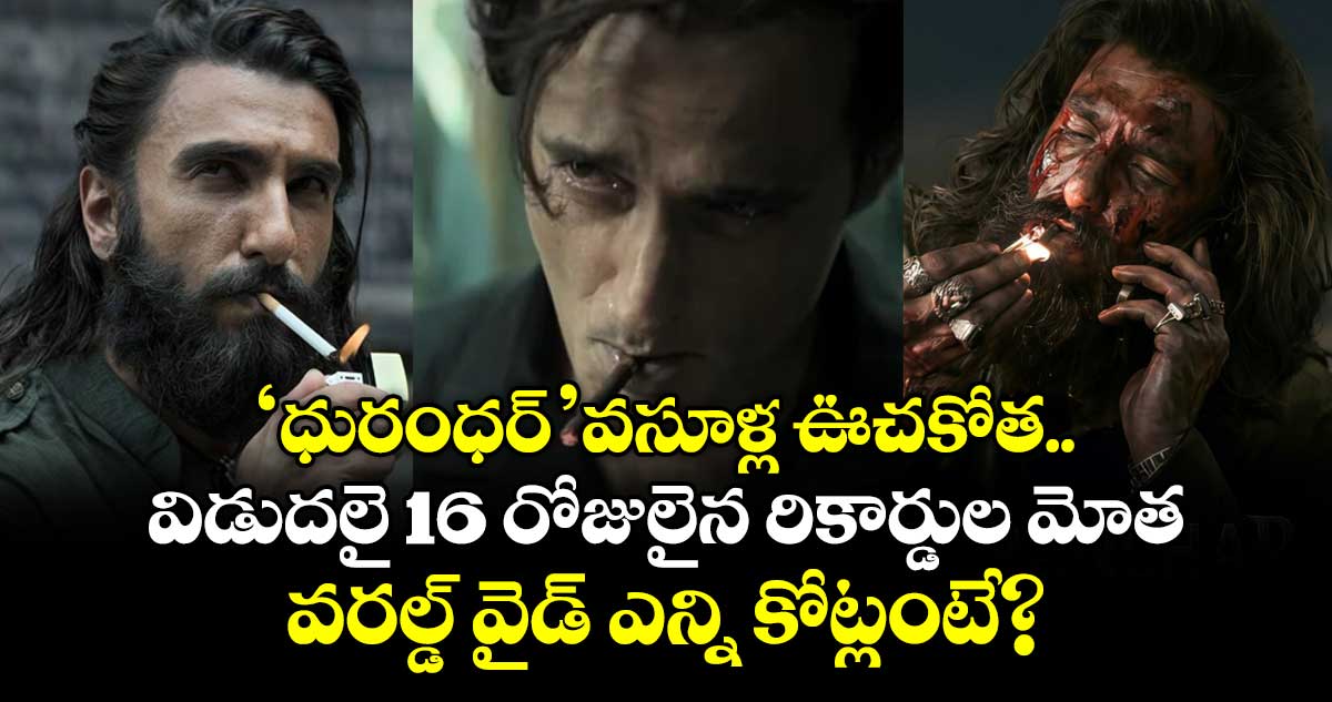 Dhurandhar Box Office: ‘ధురంధర్’ వసూళ్ల ఊచకోత.. విడుదలై 16 రోజులైన రికార్డుల మోత.. వరల్డ్ వైడ్ ఎన్ని కోట్లంటే?