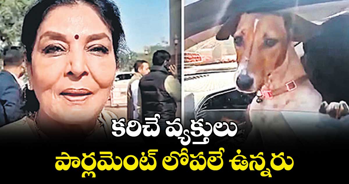 కరిచే వ్యక్తులు పార్లమెంట్ లోపలే ఉన్నరు : ఎంపీ రేణుకా చౌదరి