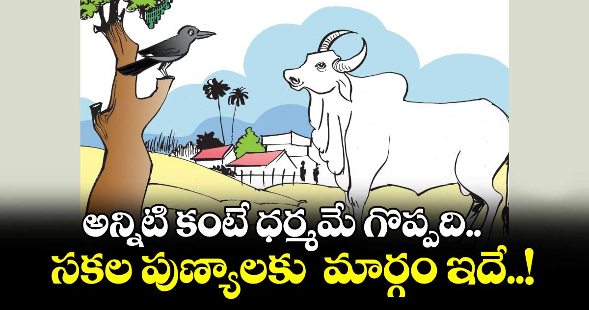 ఆధ్యాత్మికం:   అన్నిటి కంటే ధర్మమే గొప్పది.. సకల పుణ్యాలకు  మార్గం ఇదే..!