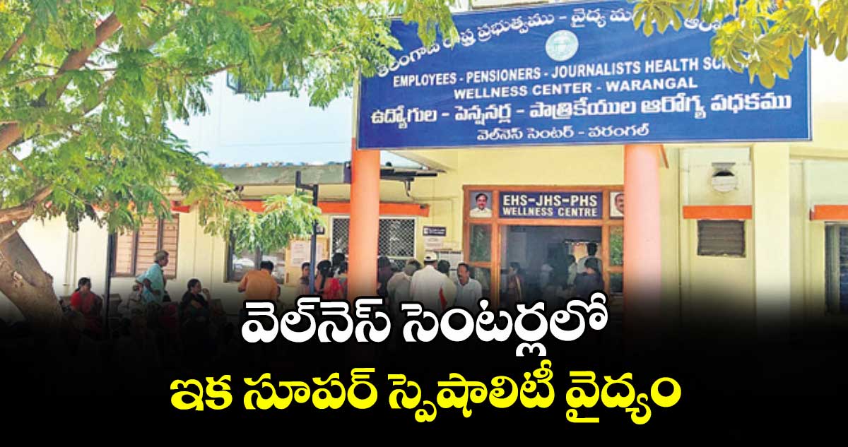 వెల్‌‌‌‌‌‌‌‌నెస్ సెంటర్లలో.. ఇక సూపర్ స్పెషాలిటీ వైద్యం : మంత్రి దామోదర రాజనర్సింహ