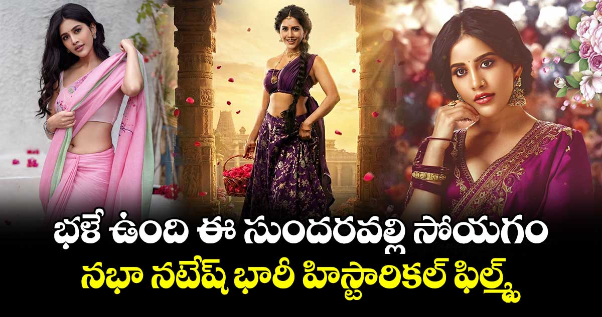 Nabha Natesh: భళే ఉంది ఈ సుందరవల్లి సోయగం.. నభా నటేష్ భారీ హిస్టారికల్‌ ఫిల్మ్స్