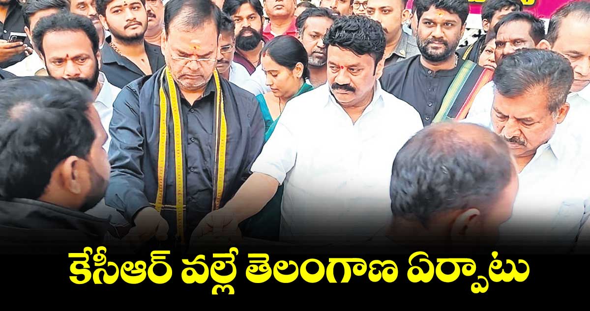 కేసీఆర్ వల్లే తెలంగాణ ఏర్పాటు : తలసాని శ్రీనివాస్ యాదవ్