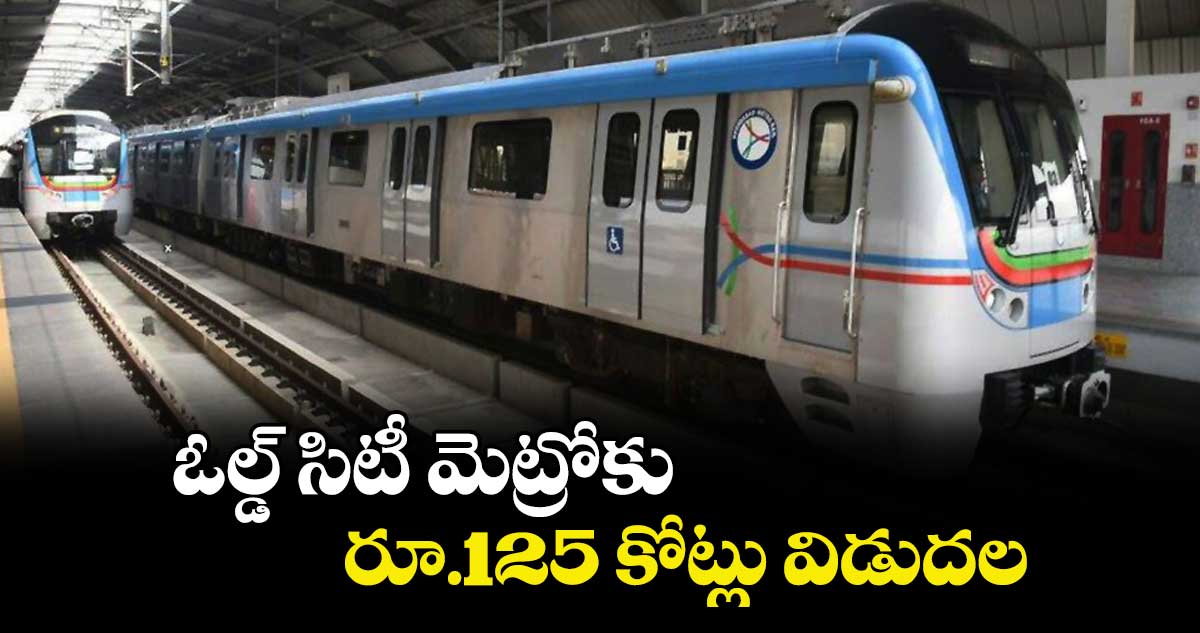 ఓల్డ్ సిటీ మెట్రోకు రూ.125 కోట్లు విడుదల