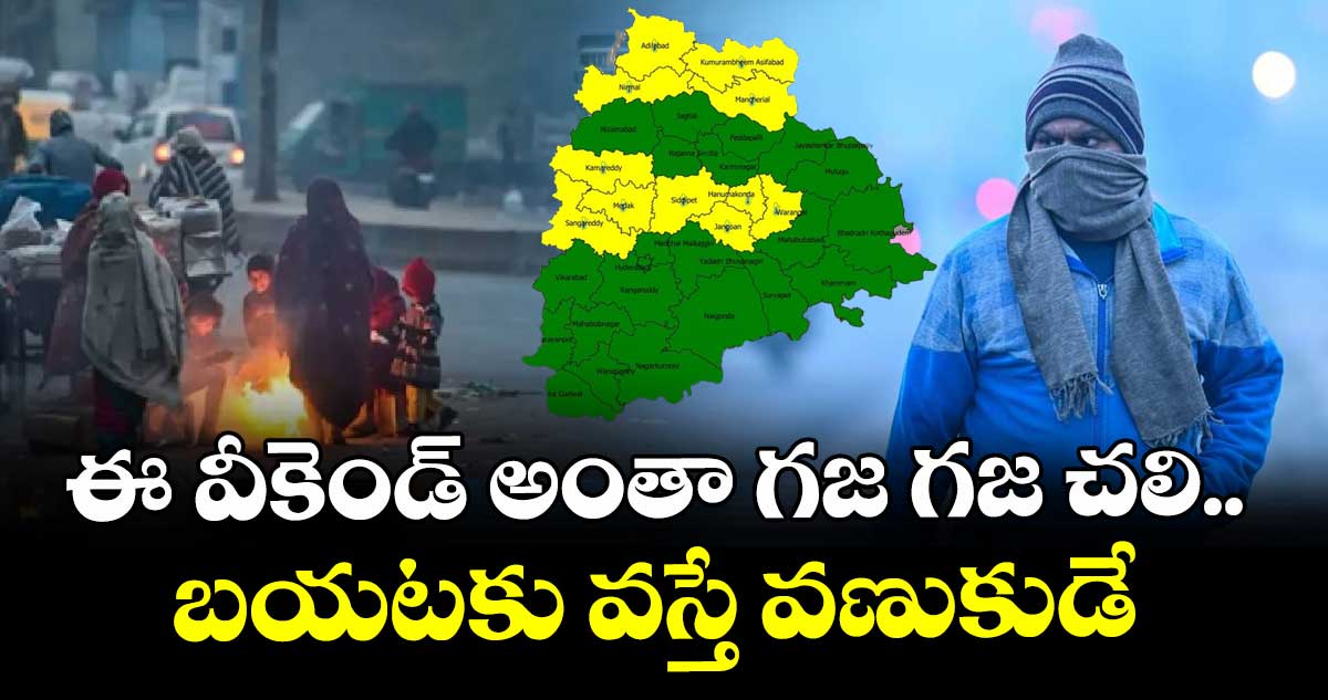 Weather Alert : ఈ వీకెండ్ అంతా గజ గజ చలి.. బయటకు వస్తే వణుకుడే
