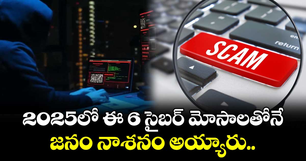 Cyber Crime: 2025లో ఈ 6 సైబర్ మోసాలతోనే జనం నాశనం అయ్యారు..