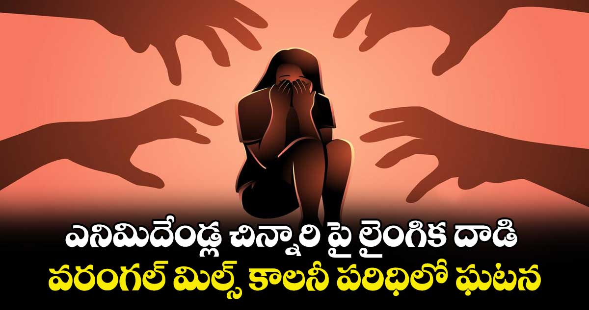 ఎనిమిదేండ్ల చిన్నారి పై లైంగిక దాడి..వరంగల్‌‌‌‌ మిల్స్‌‌‌‌ కాలనీ పరిధిలో ఘటన