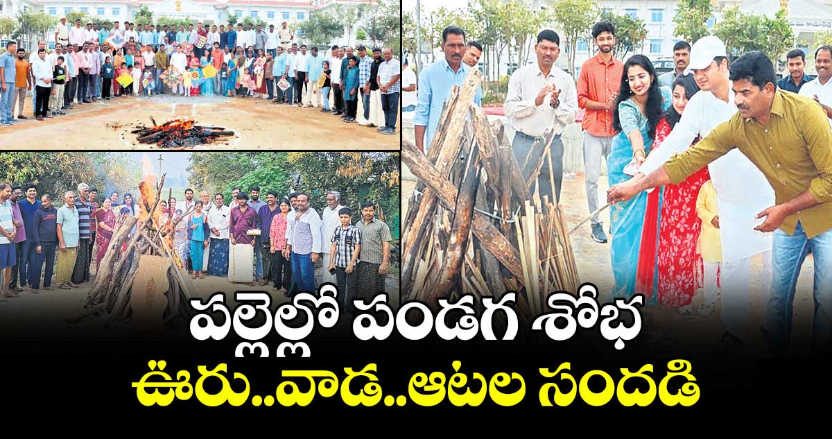 పల్లెల్లో పండగ శోభ..ఊరు..వాడ..ఆటల సందడి