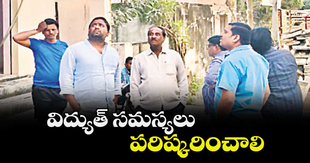విద్యుత్ సమస్యలు పరిష్కరించాలి : వారాల మహేశ్‌‌కుమార్