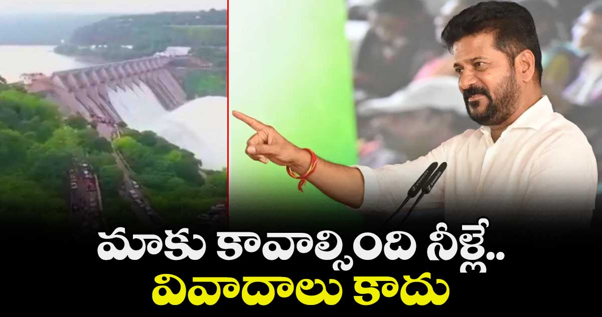 మాకు కావాల్సింది నీళ్లే..వివాదాలు కాదు: సీఎం రేవంత్ రెడ్డి