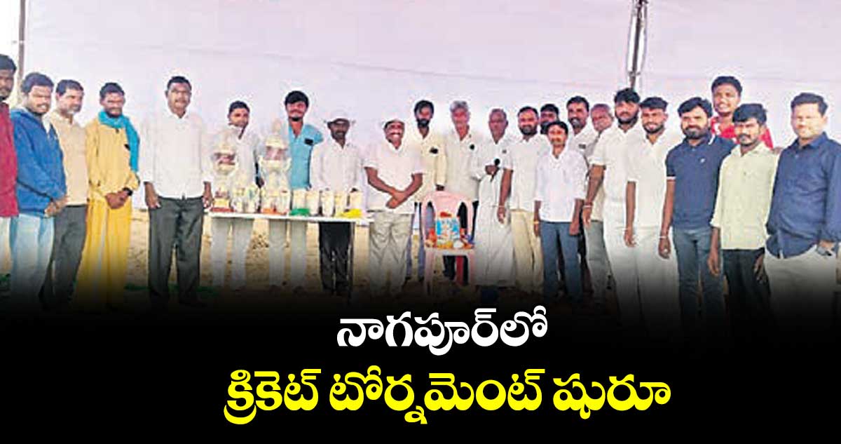 నాగపూర్‌‌‌‌ లో క్రికెట్ టోర్నమెంట్ షురూ