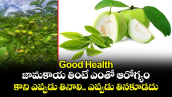 Good Health: జామకాయ తింటే ఎంతో ఆరోగ్యం.. కాని ఎప్పుడు తినాలి.. ఎప్పుడు తినకూడదు..