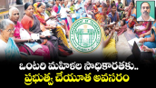 ఒంటరి మహిళల సాధికారతకు..ప్రభుత్వ చేయూత అవసరం