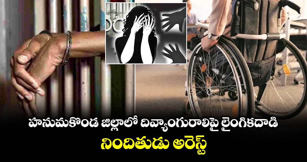 హనుమకొండ జిల్లాలో దివ్యాంగురాలిపై లైంగికదాడి.. నిందితుడు అరెస్ట్