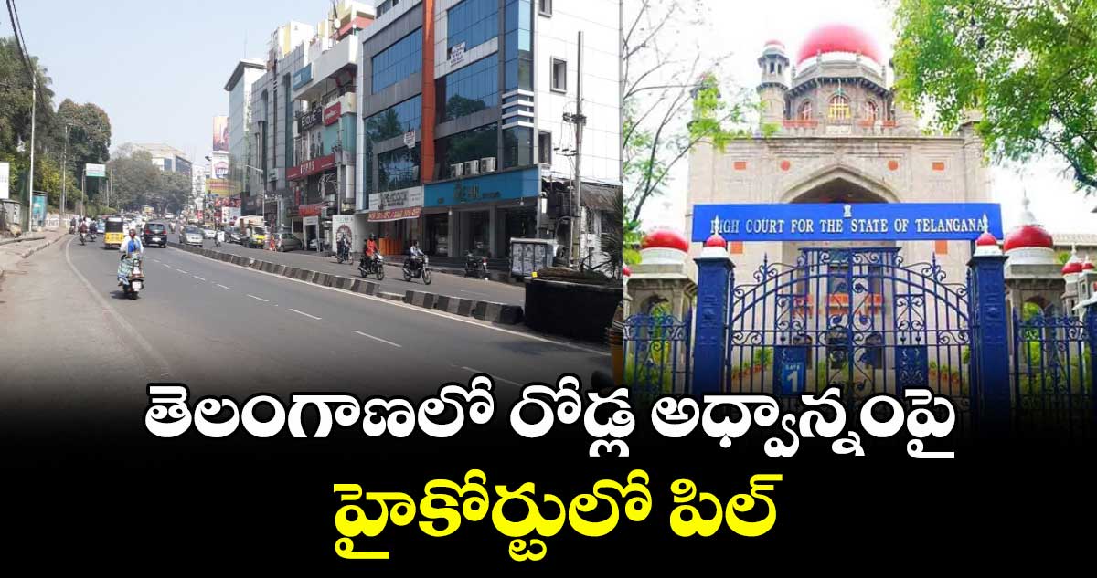 తెలంగాణలో రోడ్ల అధ్వాన్నంపై హైకోర్టులో పిల్