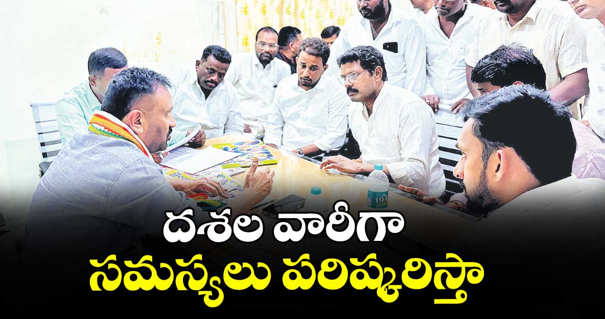 దశల వారీగా సమస్యలు పరిష్కరిస్తా 