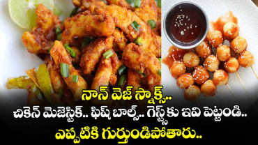  నాన్ వెజ్ స్నాక్స్..  చికెన్ మెజెస్టిక్.. ఫిష్ బాల్స్.. గెస్ట్స్కు ఇవి పెట్టండి.. ఎప్పటికి గుర్తుండిపోతారు..