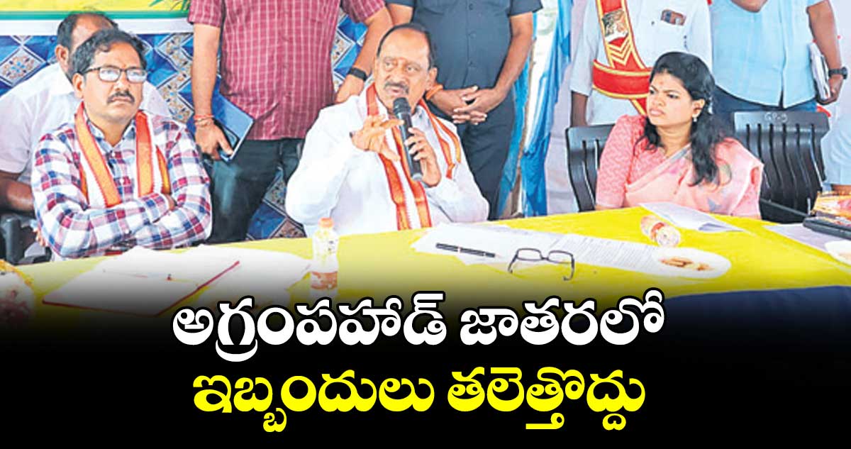 అగ్రంపహాడ్ జాతరలో ఇబ్బందులు తలెత్తొద్దు