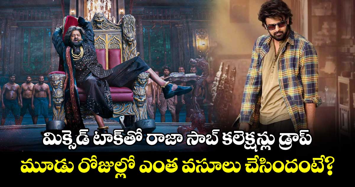 The Raja Saab Box Office: మిక్సెడ్ టాక్‌తో రాజా సాబ్ కలెక్షన్లు డ్రాప్.. మూడు రోజుల్లో ఎంత వసూలు చేసిందంటే?