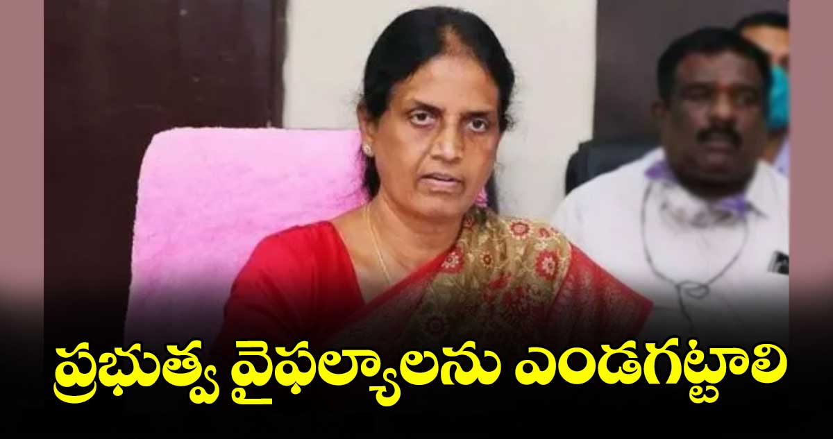 ప్రభుత్వ వైఫల్యాలను ఎండగట్టాలి: సబిత
