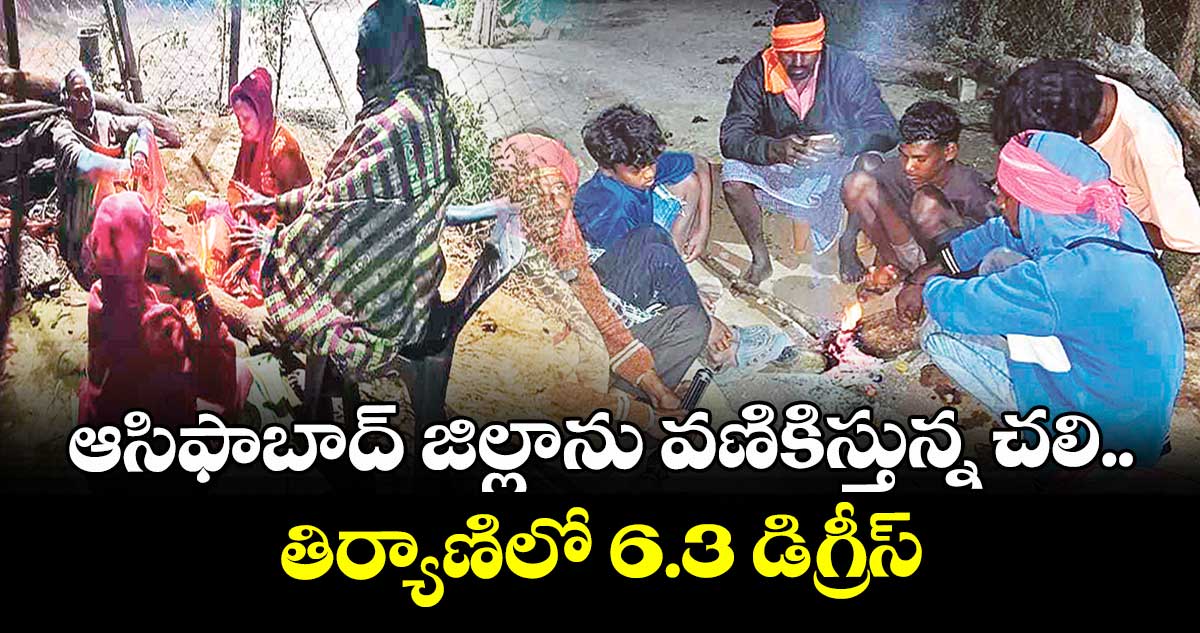 ఆసిఫాబాద్ జిల్లాను వణికిస్తున్న చలి.. తిర్యాణిలో 6.3 డిగ్రీస్