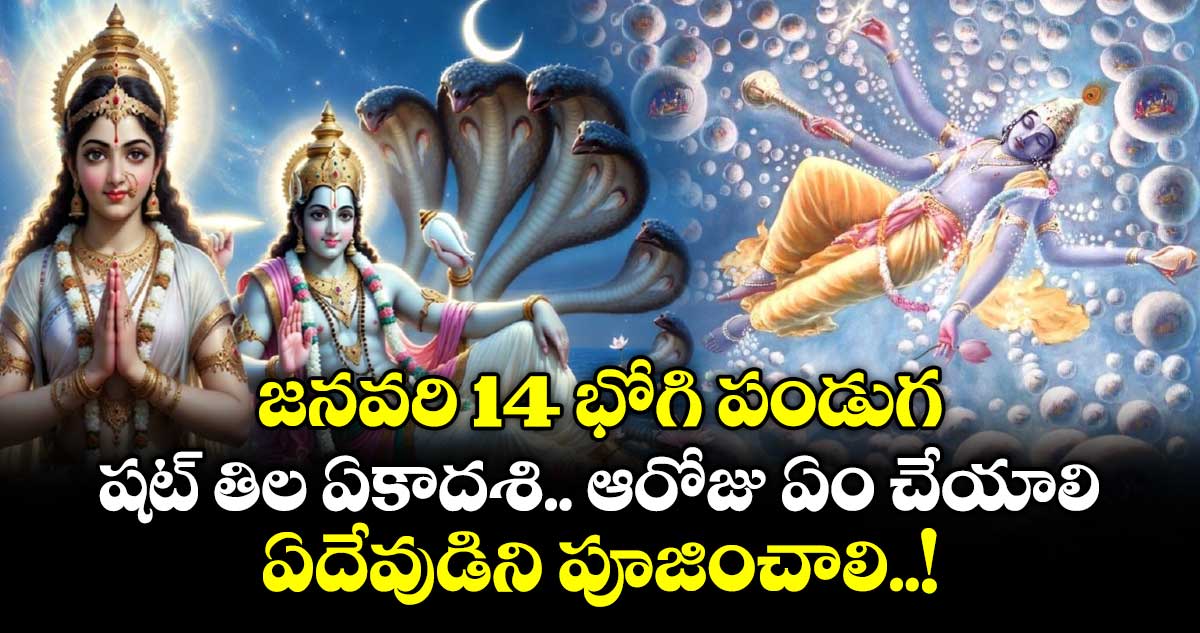 జనవరి 14 భోగి పండుగ.. షట్ తిల ఏకాదశి.. ఆరోజు ఏం చేయాలి.. ఏదేవుడిని పూజించాలి..!
