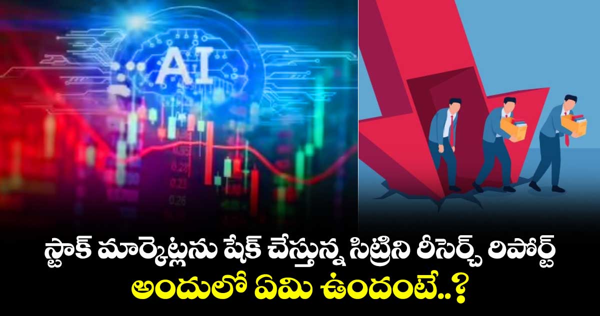 స్టాక్ మార్కెట్లను షేక్ చేస్తున్న సిట్రిని రీసెర్చ్ రిపోర్ట్.. అందులో ఏమి ఉందంటే..?