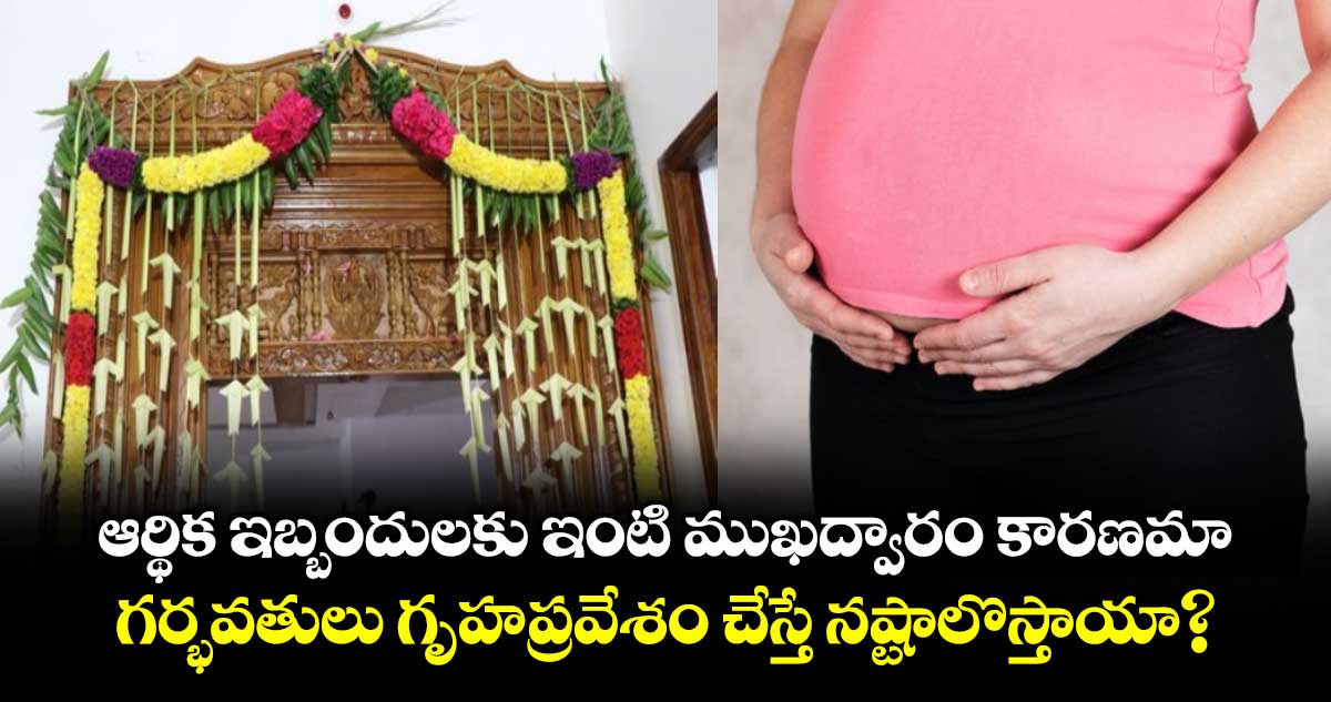 Vastu Tips:  ఆర్థిక ఇబ్బందులకు ఇంటి ముఖద్వారం కారణమా.. గర్భవతులు గృహప్రవేశం చేస్తే నష్టాలొస్తాయా?