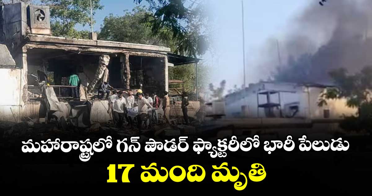మహారాష్ట్రలో గన్‌‌‌‌‌‌‌‌‌‌‌‌‌‌‌‌ పౌడర్‌‌‌‌‌‌‌‌‌‌‌‌‌‌‌‌‌‌‌‌‌‌‌‌‌‌‌‌‌‌‌‌ ఫ్యాక్టరీలో భారీ పేలుడు..  17 మంది మృతి