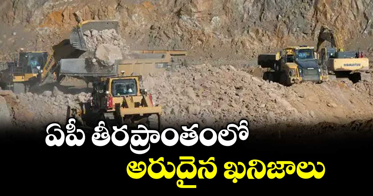 ఏపీ తీరప్రాంతంలో అరుదైన ఖనిజాలు