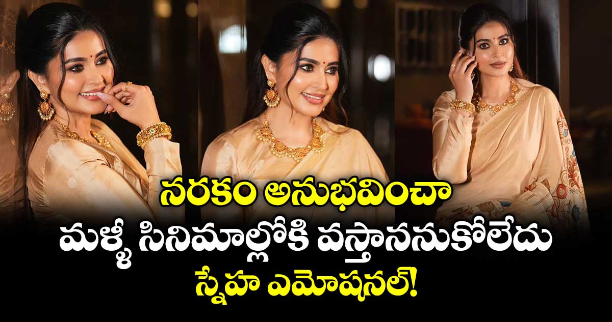 Sneha: నరకం అనుభవించా.. మళ్ళీ సినిమాల్లోకి వస్తాననుకోలేదు.. స్నేహ ఎమోషనల్!