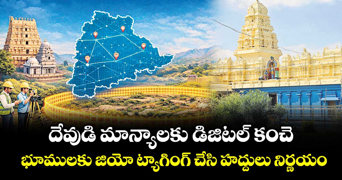 దేవుడి మాన్యాలకు డిజిటల్ కంచె..భూములకు జియో ట్యాగింగ్‌‌‌‌‌‌‌‌‌‌‌‌‌‌‌‌ చేసి హద్దులు నిర్ణయం