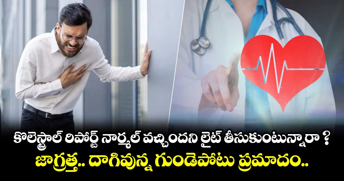 కొలెస్ట్రాల్ రిపోర్ట్ నార్మల్ వచ్చిందని లైట్ తీసుకుంటున్నారా ? జాగ్రత్త.. దాగివున్న గుండెపోటు ప్రమాదం..